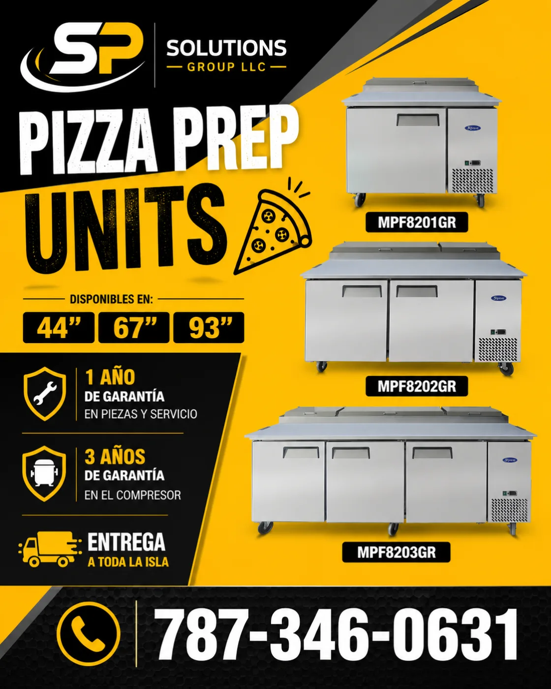 Pizza prep en Puerto Rico