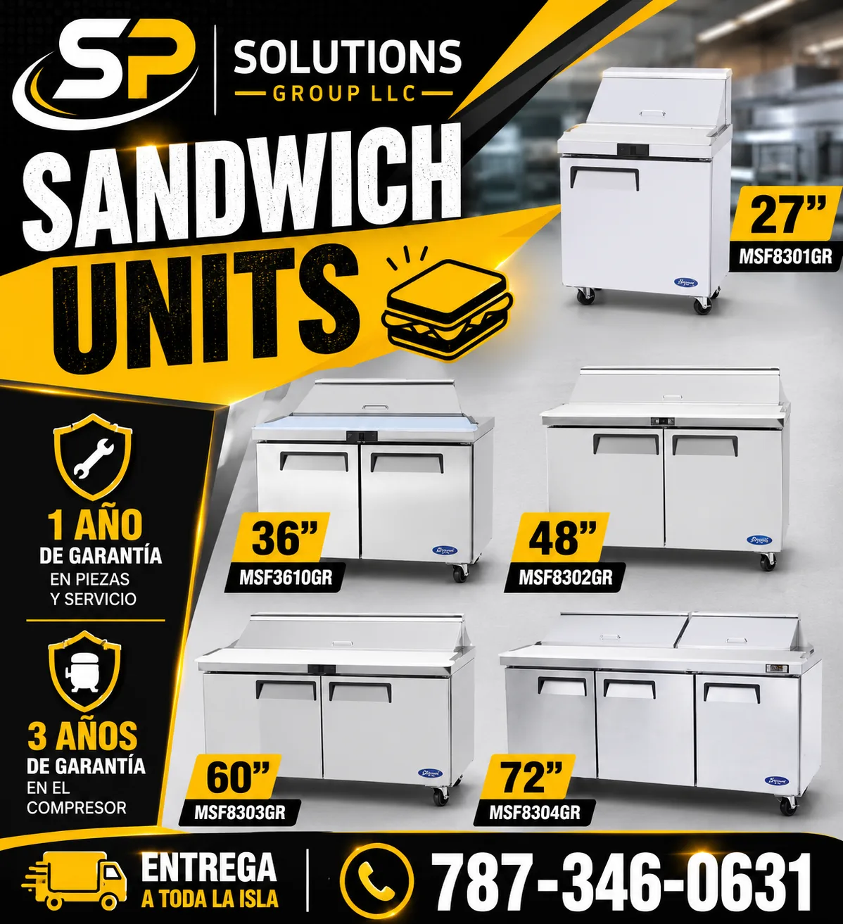 Sandwich unit en Puerto Rico